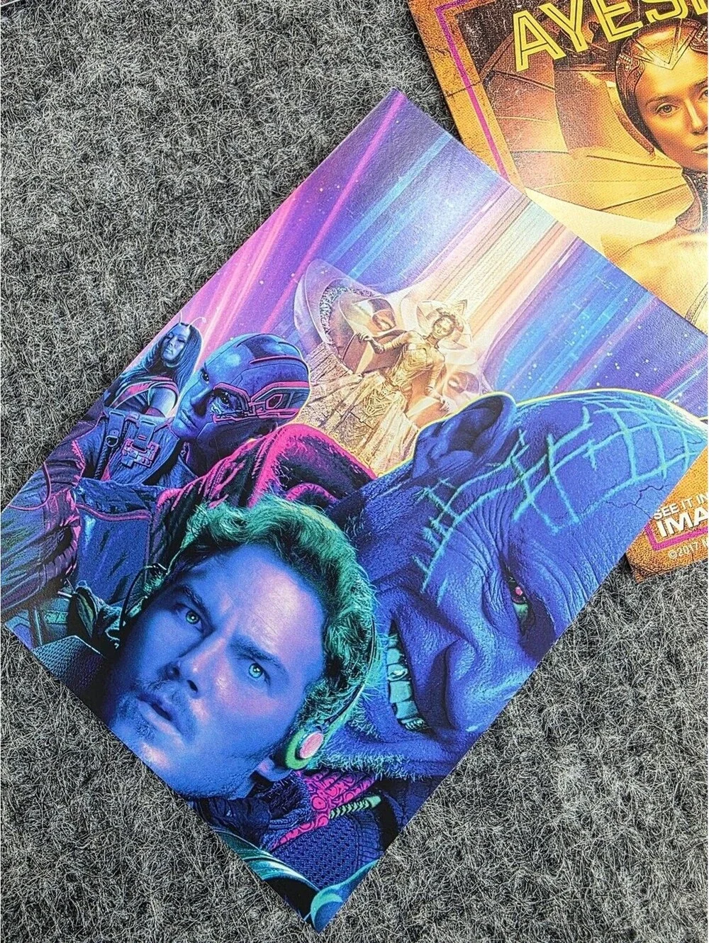 Guardians of the Galaxy Vol. 2 IMAX AMC Character Cards Set of 6